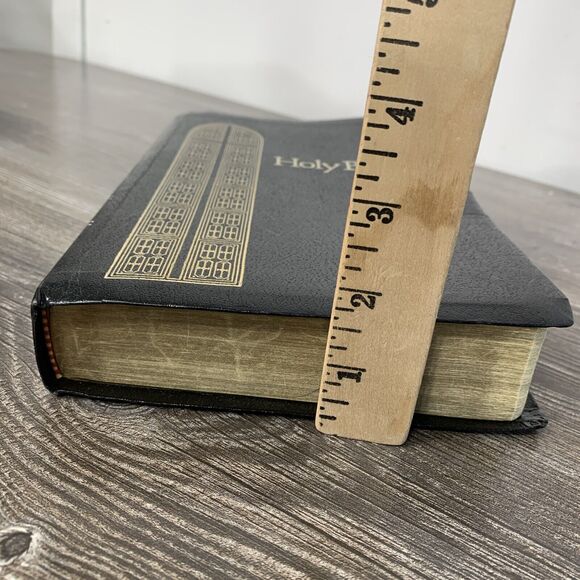 Nelson Regency Holy Bible KJV Giant Print Red Letter 883C 1990 9.5”x6.5” Leather - Picture 14 of 14